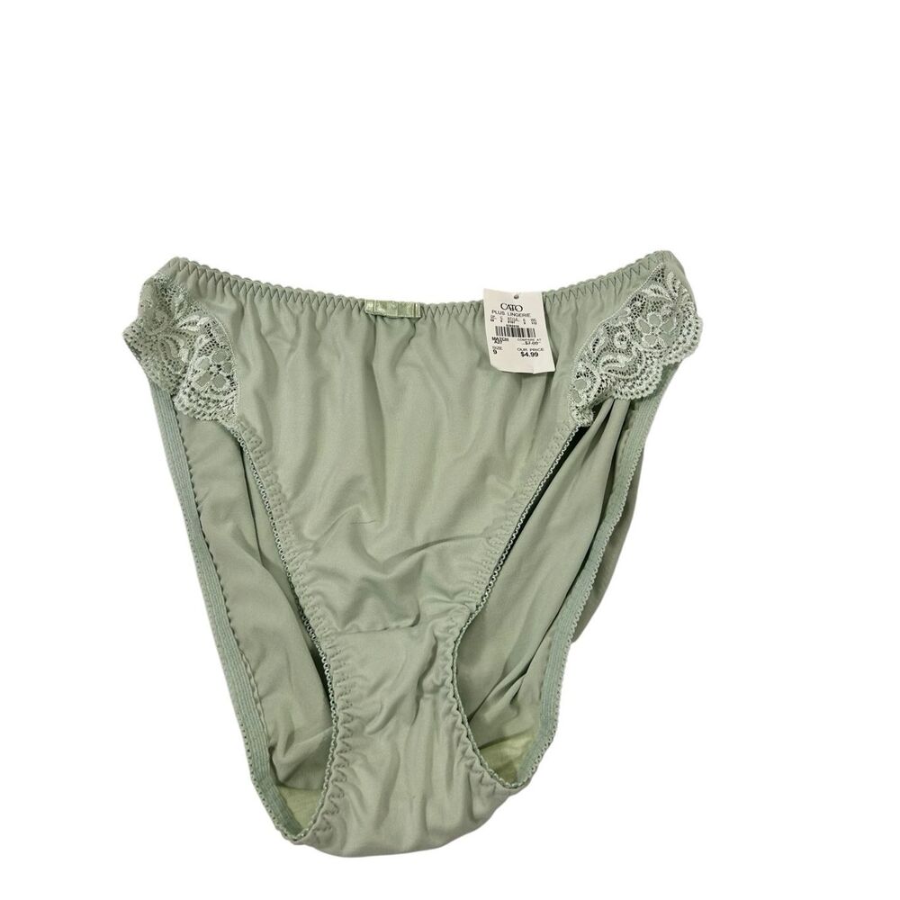 Cato green Nylon underwear size 9 new rn#72409